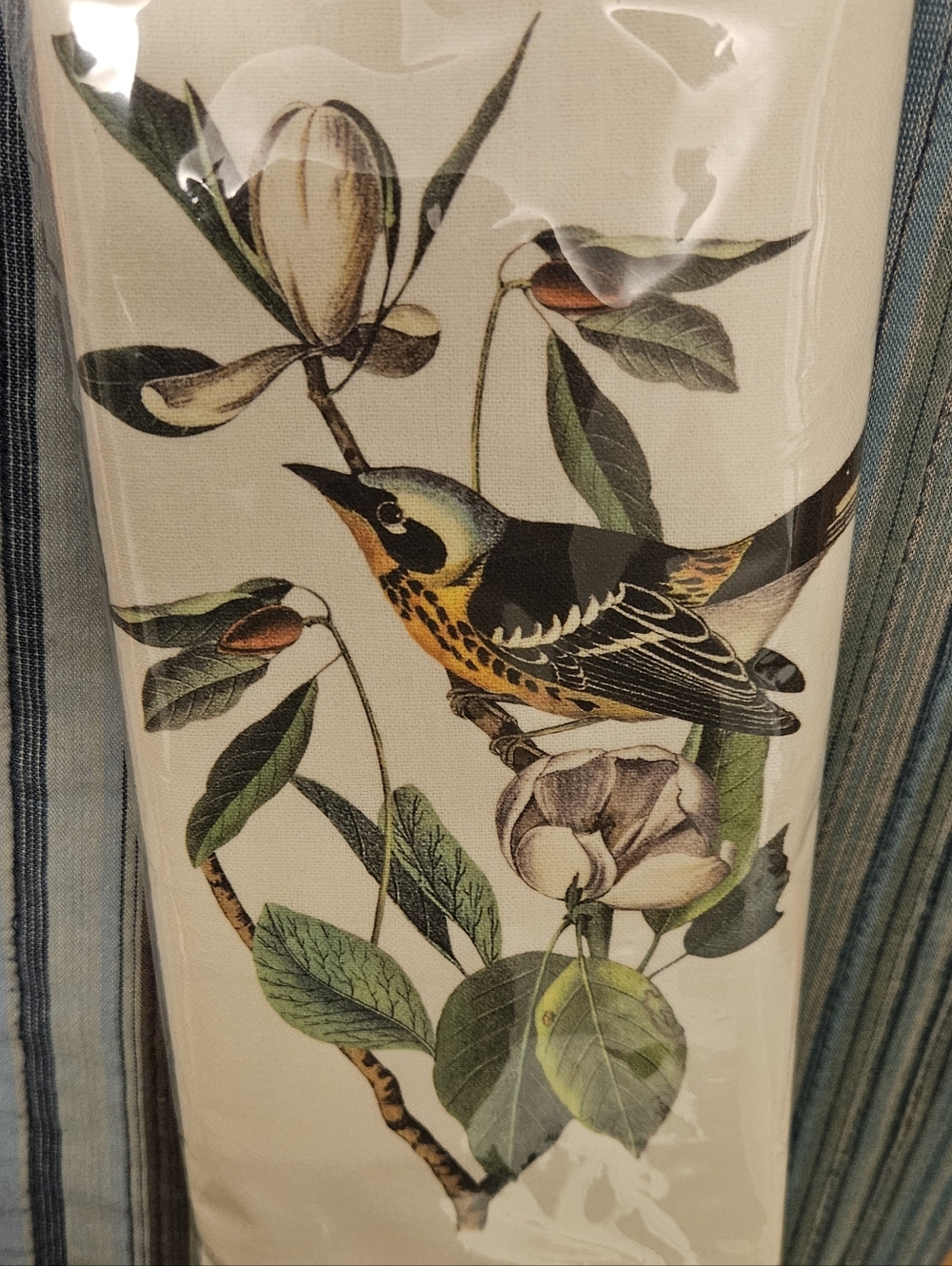 Floral & Bird Flour Sack Towel